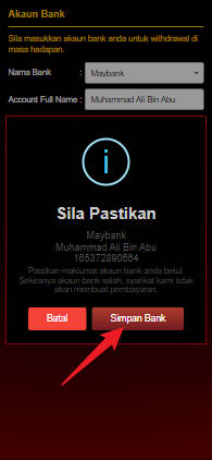 Free Credit New - Free Credit No Deposit - Doktor Judi - RM25 - Step 2 - Add A Bank Account - Part 2
