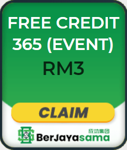 Free Credit New - Free Credit 365 - Berjayasama - RM3