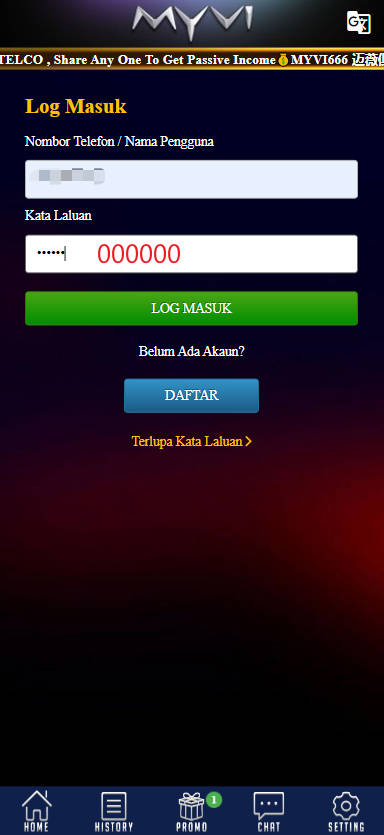 Free Credit New - Free Credit 365 - MYVI666 - RM10 - Step 1 - Register An Account - Part 3