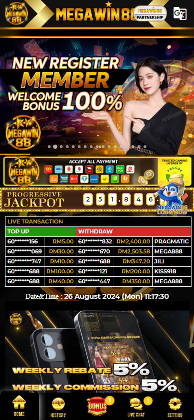 Megawin88 Casino - Homepage - MyGame1
