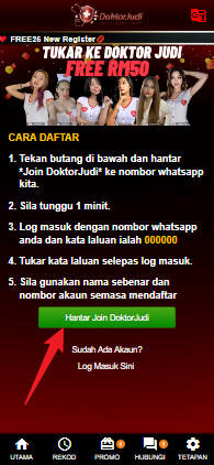 Free Credit New - Free Credit No Deposit - Doktor Judi - RM25 - Step 1 - Register An Account - Part 2