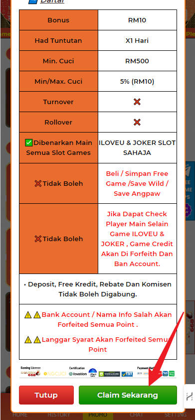Free Credit New - Free Credit 365 - Ongcuci - RM10 - Step 3 - Claim Bonus - Part 2
