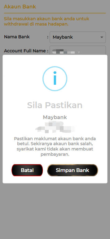 Free Credit New - Free Credit 365 - Berjayasama - RM3 - Step 2 - Add A Bank Account - Part 2