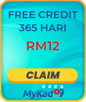 Free Credit New - Free Credit 365 - Mykad99 - RM12