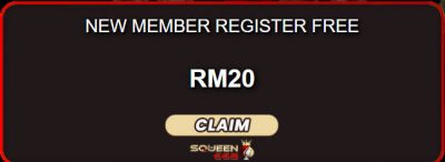 Freecreditrm - Squeen668 Free Credit Slot RM20 - Banner