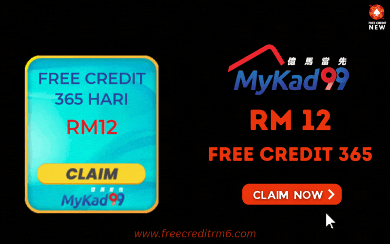 Free Credit New - Free Credit 365 - Mykad99 - RM12 - Featured Image