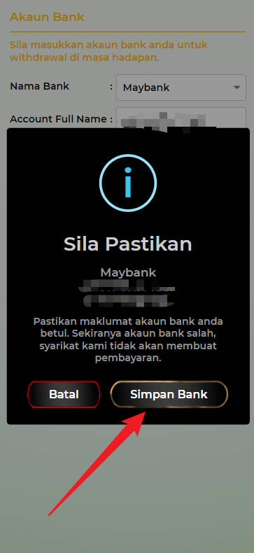 Free Credit New - Free Credit 365 - Hijau44 - RM3 - Step 2 - Add A Bank Account - Part 2