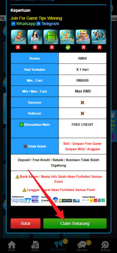 Step 3 - Register at Topup77 Casino - Part 2