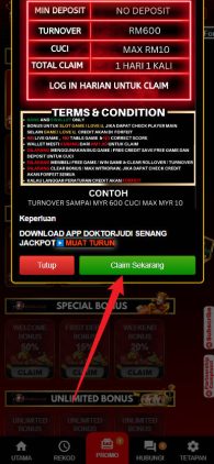 Step 3 - Register at Doktor Judi Casino - Free Credit 365 - Part 2