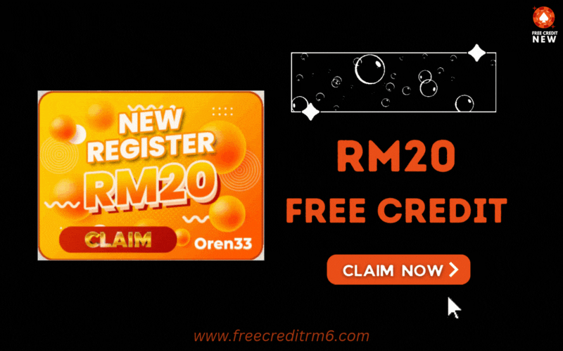 Free Credit New - Free Credit No Deposit - Oren33 - RM20 - Featured Image