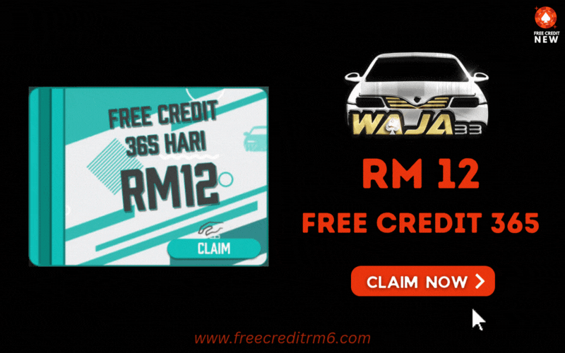 Free Credit New - Free Credit 365 - Waja33 - RM12 - Featured Image